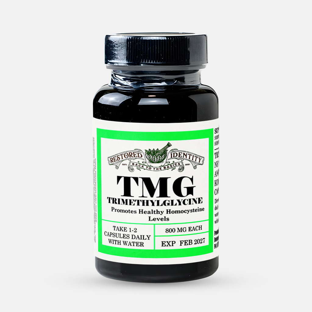 TMG TRIMETHYLGLYCINE – Restored Identity