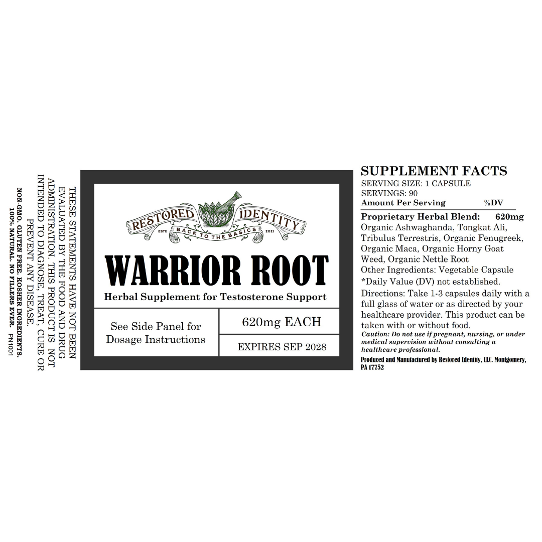 warrior root ingredients