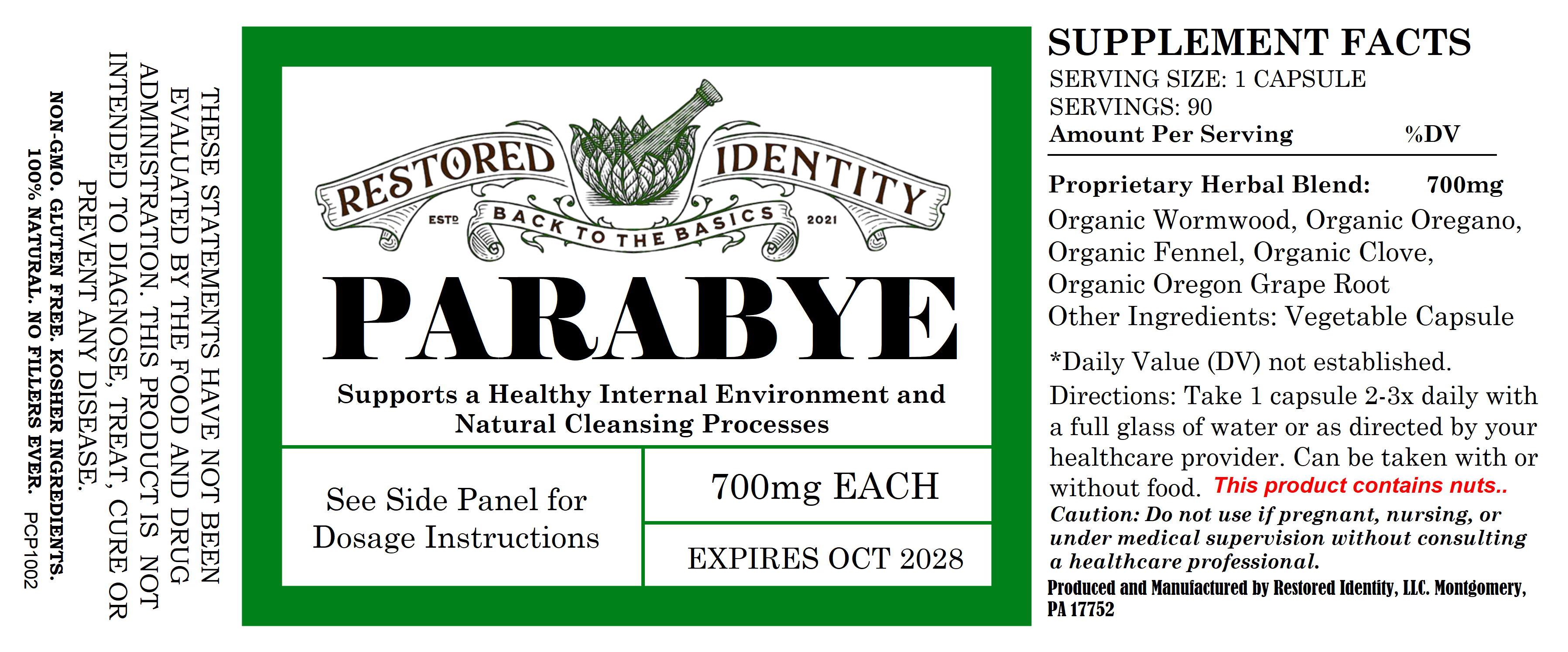 3 Month Digestive Detox Kit (Parasites)