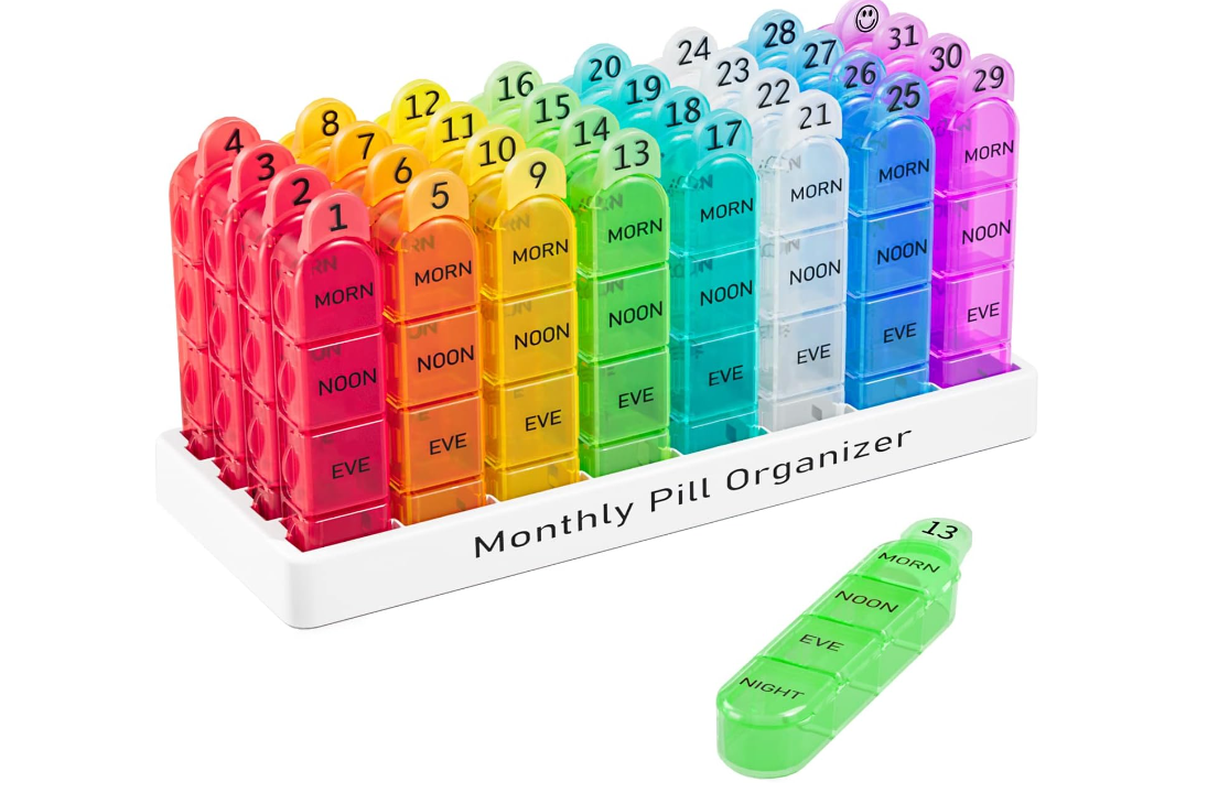 30 Day Pill Organizer