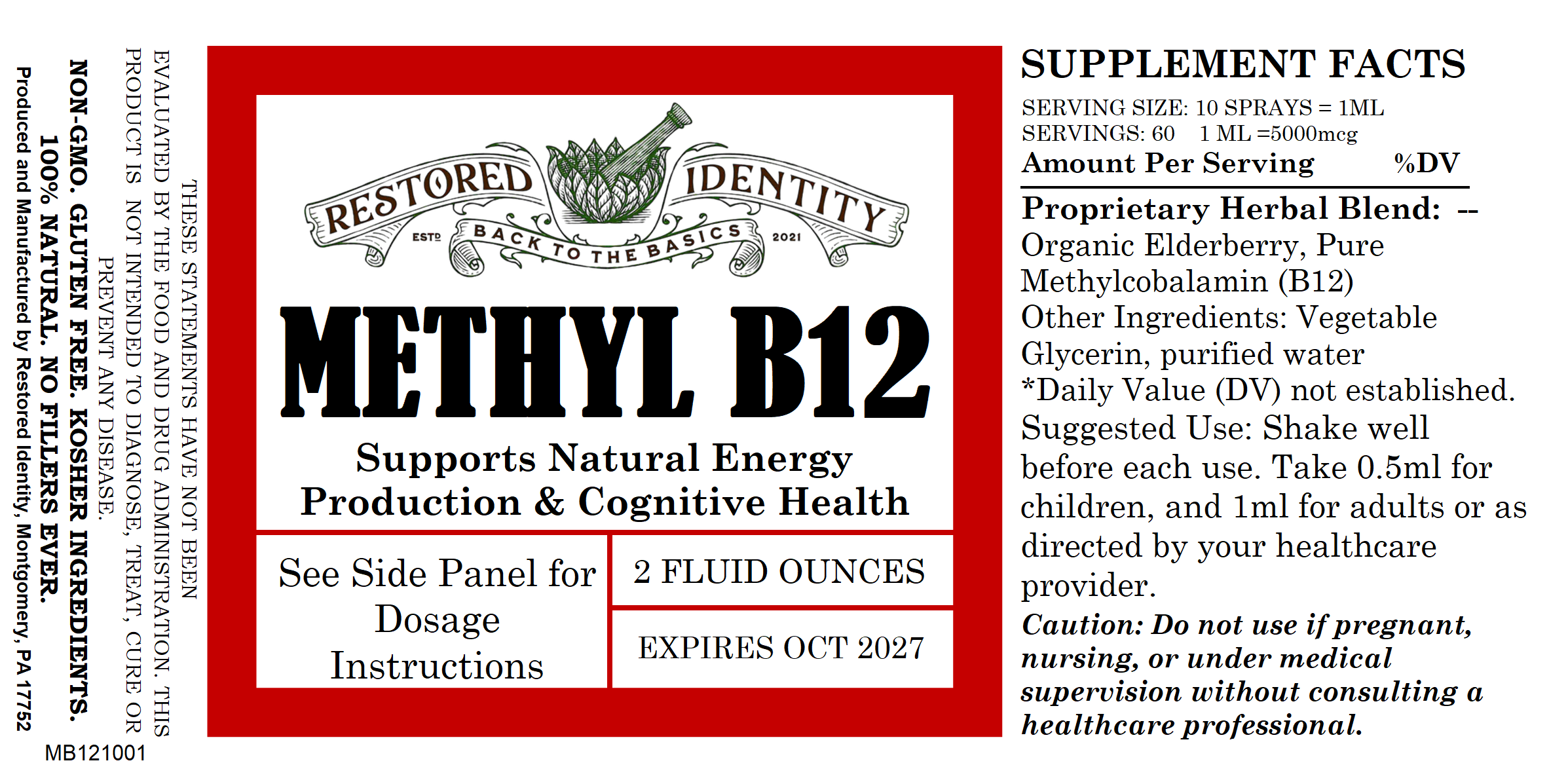 Methylated B12 Liquid